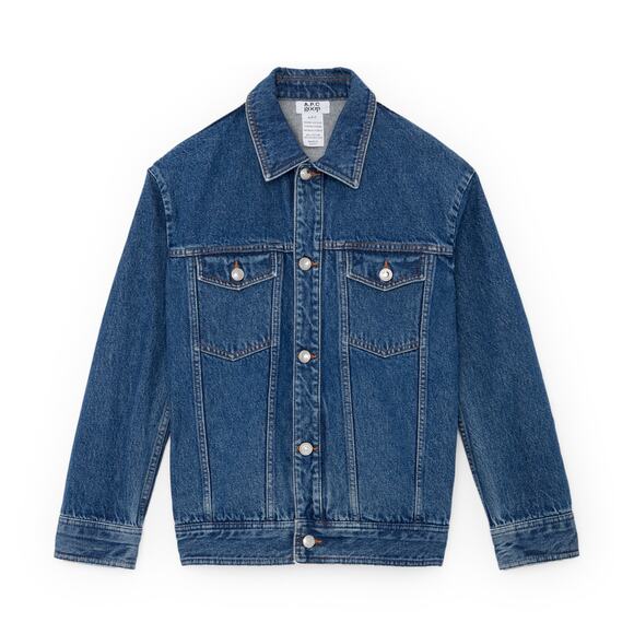 Apc Apc X Goop Michelle Denim Jacket - S - Blue